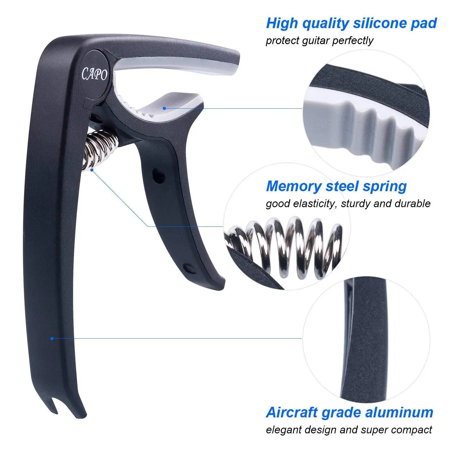Guitar Accessories Starter Set Guitar Capo/Tuner/Picks/Repair Tools - Your Guitar Buddy