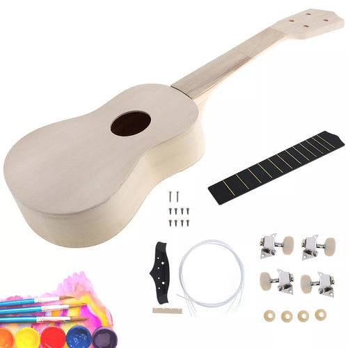 21 Inch Ukulele DIY Kit Hawaii Guitar Assembly for Beginners - Your Guitar Buddy