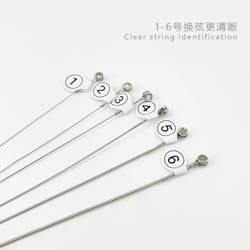 MOGE Hexagonal Carbon Steel Electric Guitar Strings Nickel Alloy Super Light - Your Guitar Buddy