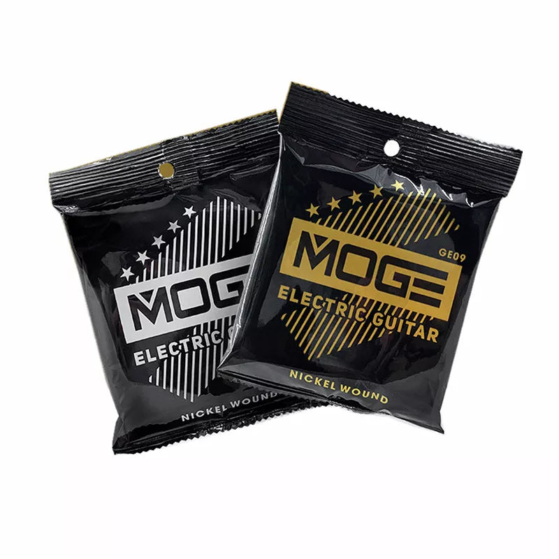 MOGE Hexagonal Carbon Steel Electric Guitar Strings Nickel Alloy Super Light - Your Guitar Buddy